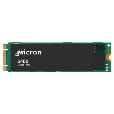 Micron SSD 5400 PRO, 960GB, 2.5" 7mm, SATA3, 3D TLC, R/W 540/520MB/s, IOPs 95 000/33 000, TBW 2628, DWPD 1.5 (12 мес.)