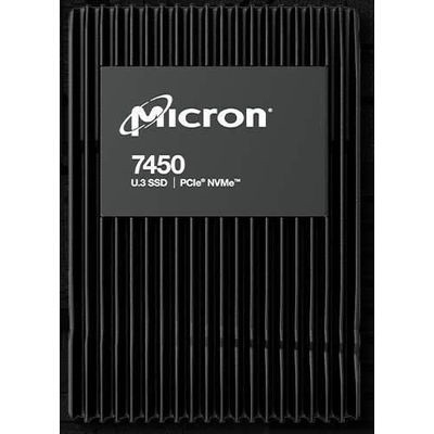 Micron SSD 7450 PRO, 3840GB, U.3(2.5" 15mm), NVMe, PCIe 4.0 x4, 3D TLC, R/W 6800/5300MB/s, IOPs 1 000 000/180 000, TBW 7300, DWPD 1 (12 мес.)