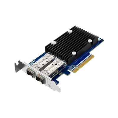 Сетевая карта/ QNAP QXG-10G2SF-X710 LAN Expansion Card, PCIe Gen3 x8, 2 x SFP+ ports (10Gbps/1Gbps)