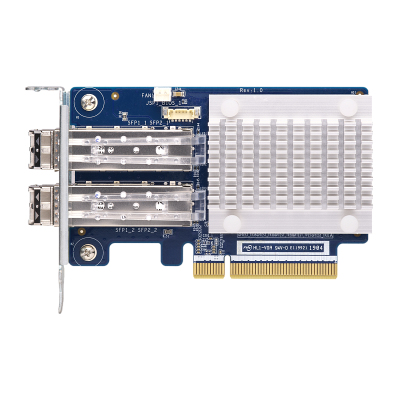 Сетевая карта/ QNAP QXP-32G2FC Dual-port Fiber Channel adapter, 2 x 32 Gb / s SFP +, PCIe Gen3 x8. For QTS OS ONLY