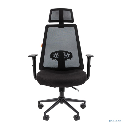 Офисное кресло Chairman 535 Россия BLACK ткань черный/серый (7142312)