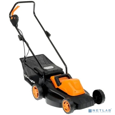 Газонокосилка эл. CARVER LME-1437 [01.024.00007] { 1400 Вт, шир.37 см.,центр.рег.высоты, травосборник 35л)(24шт/пал }