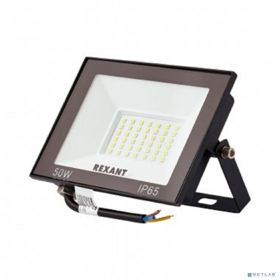 Rexant 605-033 Прожектор светодиодный СДО 50Вт 4000Лм 4000K нейтральный свет, черный корпус