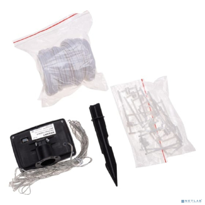 Rexant 602-2427 Гирлянда садовая Денг, 335см, 3000К, встроенный аккумулятор, солнечная панель, коллекция Пекин