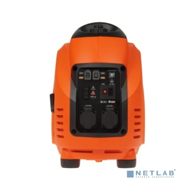 Генератор инверторный PATRIOT 2700i [474101040] {Двигатель 4т, АИ-92, 125сс, мощность рабочая/максимальная 2,2/2,5 кВт, объём бака - 5,7 л, расход топлива (100% нагр.) - 1,25л/ч, 2 розетки Euro 16A, в