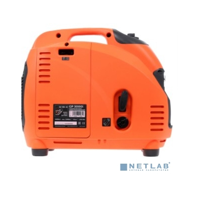 Генератор инверторный PATRIOT 3000i [474101045] {Двигатель 4т, АИ-92, 149сс, мощность рабочая/максимальная -3,0/3,5 кВт, объём бака - 5,7 л,2 розетки Euro 16A, вес 29,5 кг}