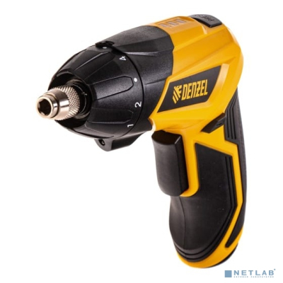 Denzel Отвертка аккумуляторная CSL-3,6-01, Li-Ion, 3,6 В, 1,3 Ач, с аксессуарами [26001]