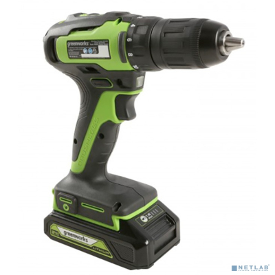 Greenworks GD24DD35 Дрель-шуруповерт аккумуляторная, 24V, бесщеточная, без АКБ и ЗУ [3704007]