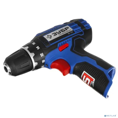 ЗУБР [DL-121] дрель-шуруповерт, Профессионал {12 В, 40 Н·м, без АКБ (тип Т7)}