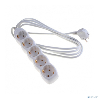 TDM SQ1303-0021 Удлинитель бытовой У05 5 гнезд, 3метра, с заземлением, ПВС 3х1 мм2 16А/250В