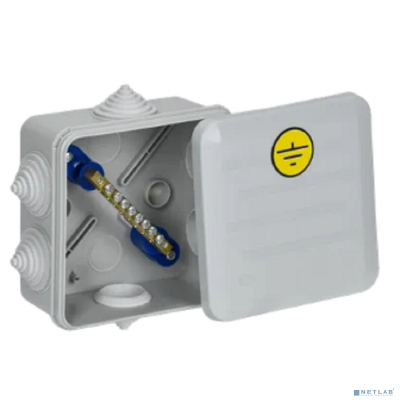 Iek UKO21-100-100-050-K41-55U Коробка КУП КМ41361 100х100х50мм IP44 6 вв. (7035)