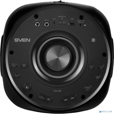 АС PS-770, черный (100 Вт, TWS, Bluetooth, FM, USB, microSD, LED-дисплей, 4400мА*ч)