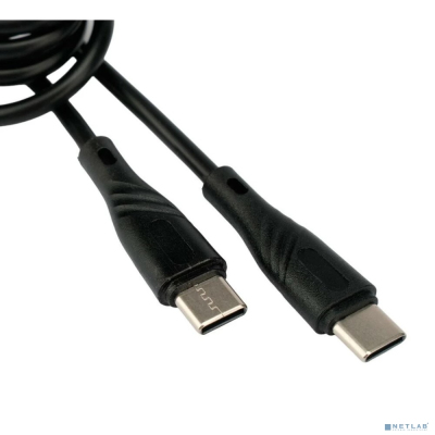 Кабель USB2.0 Cablexpert Type-C/Type-C, Classic 0.1, 3A, 60Вт, PD/QC3.0, медь, 2м, черный, коробка (CCB-USB2-CMCMO1-2MB)