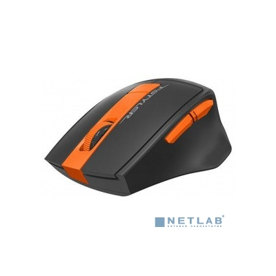 A-4Tech Мышь Fstyler FG30S ORANGE серый/оранжевый оптическая (2000dpi) беспроводная USB