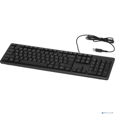 Комплект (клавиатура+мышь) A4TECH KR-3330S, USB, проводной, черный