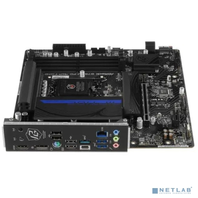 Материнская плата ASROCK B760M PG RIPTIDE, LGA 1700, Intel B760, mATX, Ret