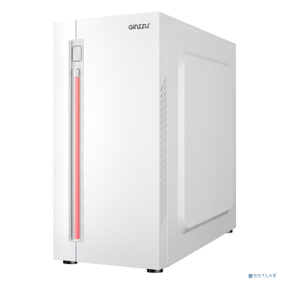 Ginzzu D390 2*USB 2.0,AU White Window