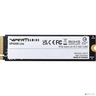 Накопитель SSD Patriot PCIe 4.0 x4 1TB VP4300L1TBM28H Viper VP4300 Lite M.2 2280