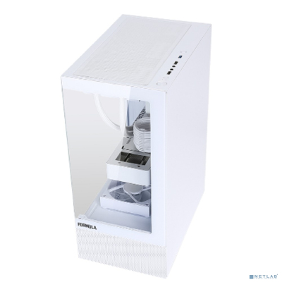 Корпус Formula Crystal Z1 PLUS белый без БП ATX 2x120mm 2xUSB2.0 1xUSB3.0 audio bott PSU