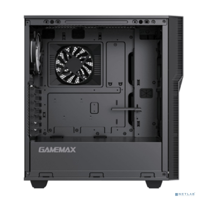 Gamemax Корпус ZORRO BLACK без БП (Midi Tower, Черный., 1*USB3.0, 1*USB Type-C, COC fan)