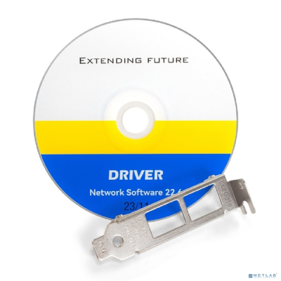 Exegate EX296226RUS Сетевой адаптер ExeGate EXE-X540-T2 (PCI-E x8 v3.0, порты 2xRJ45 (медные), 10Gb/s (10/5/2.5/1Gb/s, 100Mb/s), Server NIC Intel Chipset X540