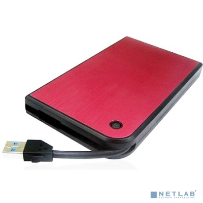 AgeStar 3UB2A14 (RED) Внешний корпус для HDD/SSD AgeStar 3UB2A14 SATA II пластик/алюминий красный 2.5"