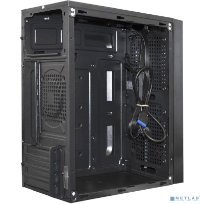 Exegate EX287885RUS Корпус Minitower ExeGate mEVO-9302-RGB-600W-12 (mATX,600NPX 12см,2USB+USB3.0, HD аудио,черн/RGB)