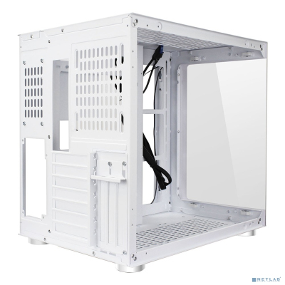 Ginzzu V580 RGB подсветка, закаленное стекло 1*USB 3.0,1*USB 2.0, AU Белый ATX