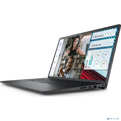 DELL Vostro 3520 [3520-3850] black 15.6" {FHD i3-1215U/8Gb/512Gb SSD/RJ45/DOS)