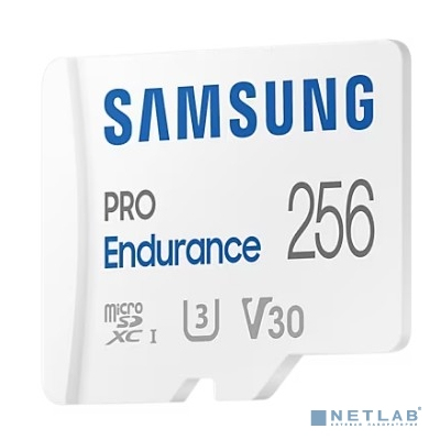 Флеш карта microSDXC 256Gb Samsung PRO ENDURANCE (40/100 Mb/s, adapter) (MB-MJ256KA/APC)