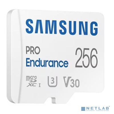 Флеш карта microSDXC 256Gb Samsung PRO ENDURANCE (40/100 Mb/s, adapter) (MB-MJ256KA/APC)