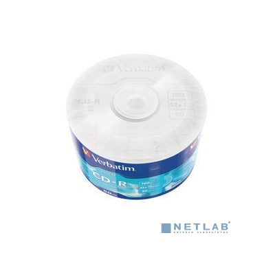Verbatim Диски CD-R 700Mb 52x bulk (50шт) (43787)