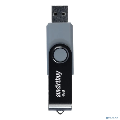 Smartbuy USB Drive 4GB Twist Black (SB004GB2TWK)
