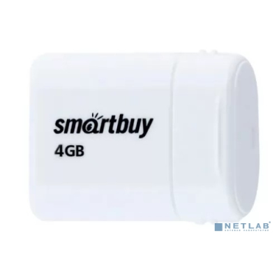 Smartbuy USB Drive 4GB LARA White (SB4GBLara-W)
