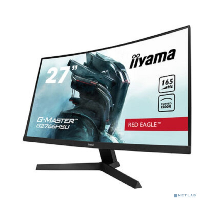 LCD IIYAMA 27" G2766HSU-B1 {VA 1920x1080 165Hz 1ms 178/178 250cd 3000:1 8bit 2xHDMI2.0 2xDisplayPort1.4 2xUSB2.0 AMDFreeSync 2x2W VESA}