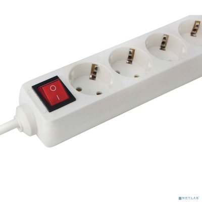 Гарнизон Удлинитель ELB-G5-W-7, 5р, 16А, 7м, с выкл. и заземлением, ур.защиты 1, белый, пакет (21225)