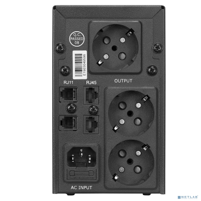 CROWN ИБП CMU-SP650 EURO {650VA, металл, 1x12V/7AH, 2*EURO+1*IEC bybass} [CM000001490]