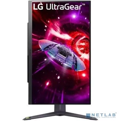 LCD LG 27" 27GR75Q-B UltraGear черный {IPS 2560x1440 165hz 1ms 300cd 2xHDMI DisplayPort} [27gr75q-b.aruz]