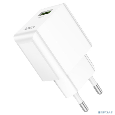 HOCO HC-66854 C98A/ Сетевое ЗУ/ QC 3.0/ 1 USB/ Выход: 5V_9V_12V, 18W/ White