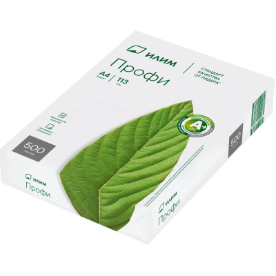 Бумага Илим Профи (А4, марка А, 80 г/кв.м, 500 л)