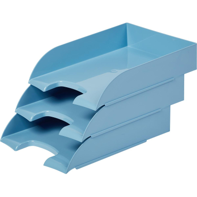 Лоток горизонтальный горизонтальный Комус Ницца голубой