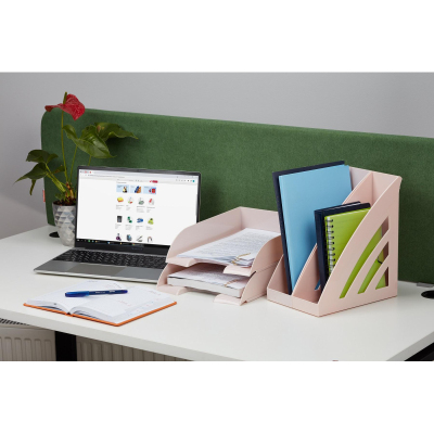 Лоток горизонтальный горизонтальный Комус Ницца розовый