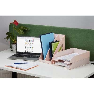 Лоток горизонтальный горизонтальный Комус Ницца розовый