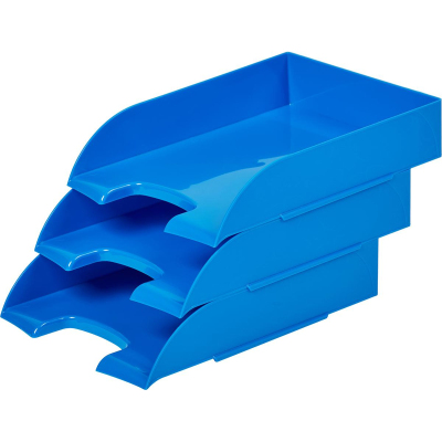 Лоток горизонтальный Комус Модерн синий ЛТ472АЕ
