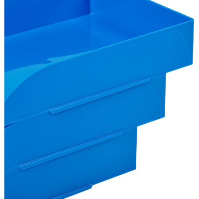Лоток горизонтальный Комус Модерн синий ЛТ472АЕ