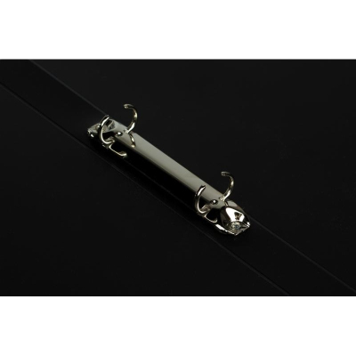 Папка на 2-х кольцах Комус,25 мм, т.-синяя, с карманом СD/визитки