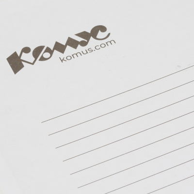 Папка-регистратор Комус Экономи 75мм белый жасмин,ПБП1,карм.кор.,мет.уг