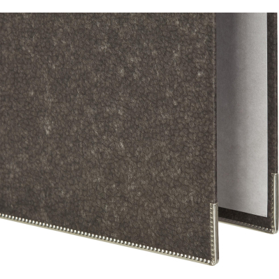 Папка-регистратор Комус мрамор.карт 75мм зел кореш ,бум/бум,карм.кор,мет.уг