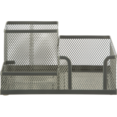 Подставка-органайзер для канц принадлежностей Attache серебр 185x93x102мм