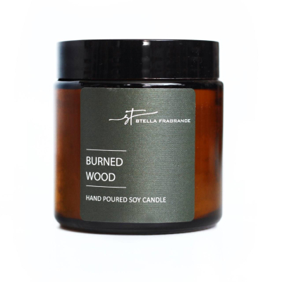 Свеча ароматическая BURNED WOOD 90 г, SF0903